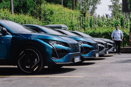 Los invitados tuvieron la oportunidad de hacer un test drive con el nuevo Peugeot 408.