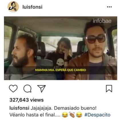 Los italianos dijeron a BBC Mundo que se volvieron "locos" al ver que Fonsi compartió su video