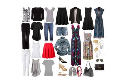 Los items elegidos por la autora del blog Wardrobe Oxygen desde que asumió el desafío.