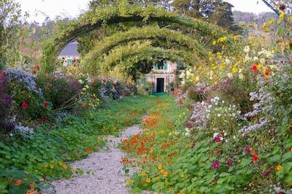 Los jardines son tan maravillosos como los que pintaba Claude Monet en sus cuadros
