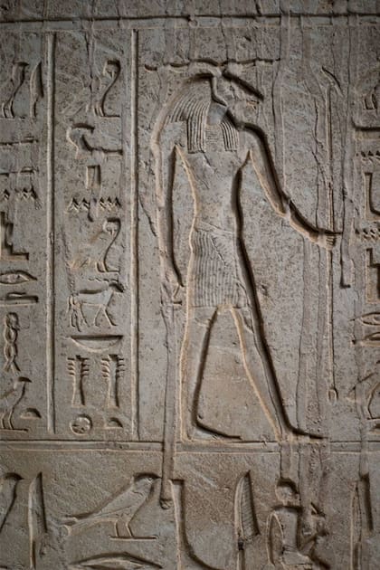 Los jeroglíficos representaban hechizos para acompañar al difunto Djehutyemnakht en su tránsito al más allá