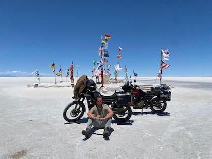 Los jóvenes hicieron el seguimiento de su viaje a través de las redes sociales. Su cuenta de instagram: @themotosapiens