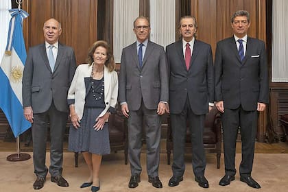 Los jueces de la Corte Suprema de Justicia de la Nación
