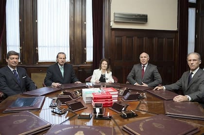 Los jueces de la Corte Suprema, en su conformación actual