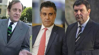 Los jueces federales Rodolfo Canicoba Corral, Daniel Rafecas y Ariel Lijo