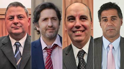 Los jueces que están tras el pago de sobornos: Sebastián Ramos, Sebastián Casanello, Marcelo Martínes de Giorgi y Daniel Rafecas