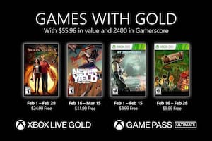 Xbox anunció cuáles serán los juegos Gold para febrero 2022