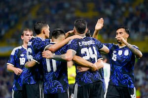 Los goles de Argentina contra Mauritania en el amistoso en la Bombonera