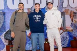 Los jugadores de la selección argentina llegaron a Buenos Aires para los partidos contra Chile y Colombia