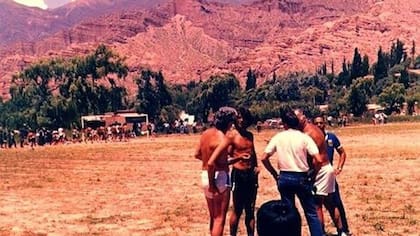 Los jugadores del ''86 y su entrenamiento en Tilcara