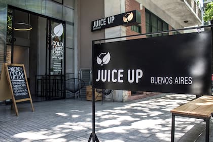 Los jugos de Juice Up son prensados en frío, de modo de no perder ninguno de sus nutrientes