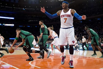 Los Knicks perdieron ante los Celtics en el Madison