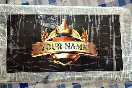 Los ladrillos de droga estaban divididos en 16 paquetes