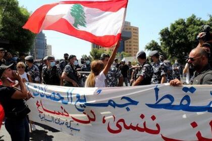 Los libaneses llevan tiempo protestando por la precaria situación del país