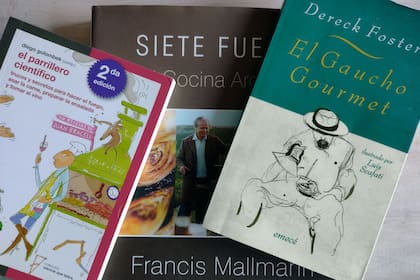 Los libros sobre asados y parrillas de Francis Mallmann, Dereck Foster y Diego Golombek