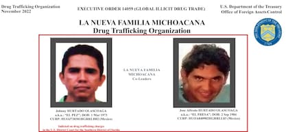 Los líderes de La Nueva Familia Michoacana fueron designados en la lista de personas bloquedas