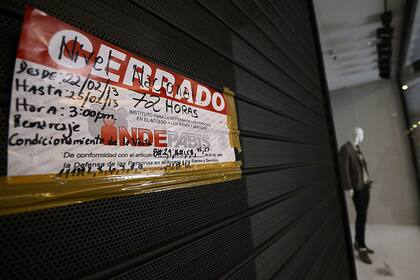 Los locales fueron cerrados durante todo el fin de semana