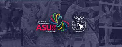 Los logos oficiales de los Juegos Suramericanos 2022 y de la ODESUR