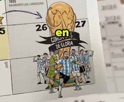 Los logros deportivos tienen un gran lugar en este calendario (Foto: @mazoargento)