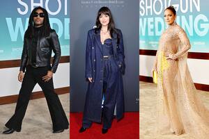 De la pose rocker de Lenny Kravitz al total denim de Dakota Johnson y el sensual vestido de JLo