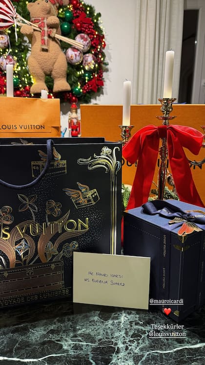 Los lujosos regalos de Icardi para la China (Foto: @sangrejaponesa)