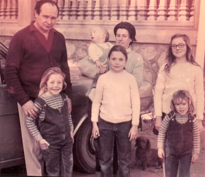 Los Madero, durante un invierno en el hotel.