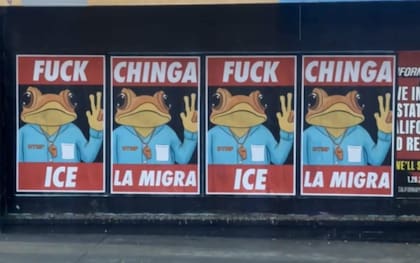 Los manifestantes de San Francisco hicieron uso del sapoconcho, el animal endémico de Puerto Rico que aparece en varios video del álbum