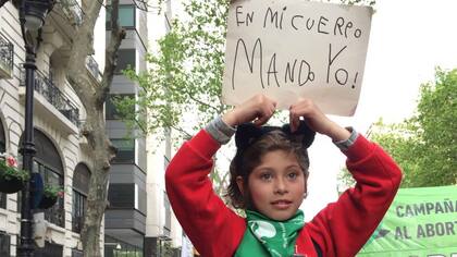 Los manifestantes marcharon hasta el Congreso