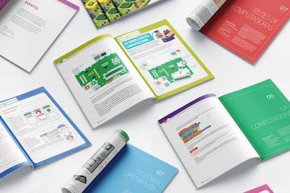 Los manuales de computación están dirigidos a docentes y estudiantes de primario y secundario, y los contenidos fueron elaborados en varias universidades nacionales