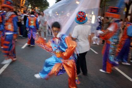 Los más chicos también disfrutan de la murga