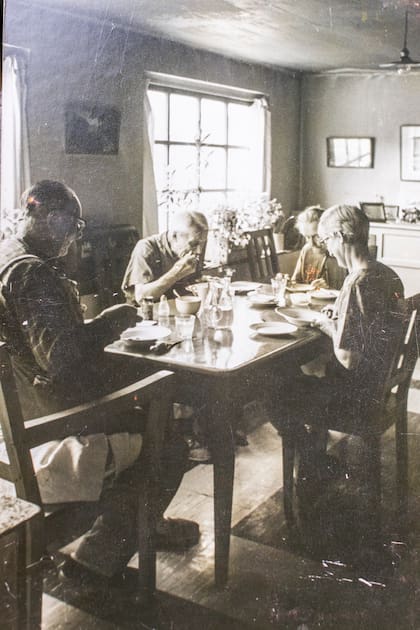 Los Masters con Janet, cuando la estancia todavía era ganadera.