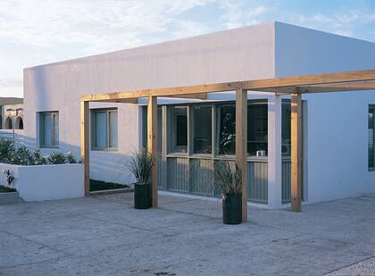 Este sector de la fachada corresponde a la cocina.