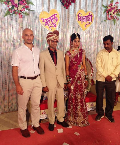 Los matrimonios arreglados son comunes en la India.