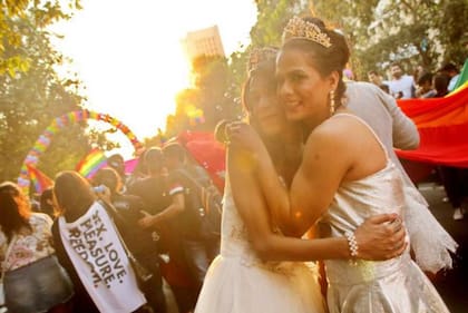 Los matrimonios entre personas del mismo sexo no están reconocidos en India.