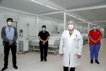 Los médicos del hospital modular de Almirante Brown atienden a los primeros pacientes con coronavirus