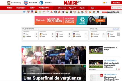 Los medios del mundo reflejan la suspendida final