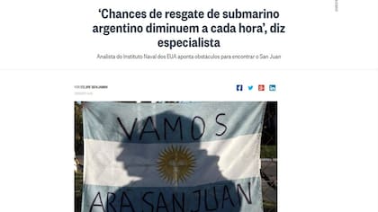 Los medios del mundo siguen de cerca las noticias sobre el ARA San Juan