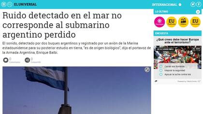 Los medios del mundo siguen de cerca las noticias sobre el ARA San Juan