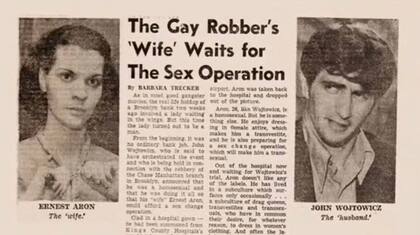 Los medios hicieron foco en la relación entre John Wojtowicz y Liz Eden. “Nadie robaría un banco para regalar una operación de cambio de sexo, por eso hicieron la película”, dijo Wojtowicz