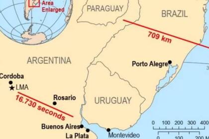 Los megarrayos que ostentaban los récords de duración y distancia recorrida antes de los actuales se habían producido en el sur de Brasil y en la Argentina, en 2018 y 2019, respectivamente