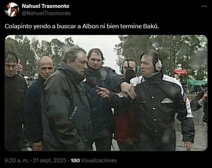 Los mejores memes de la carrera de Franco Colapinto