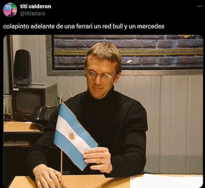 Los mejores memes de la carrera de Franco Colapinto