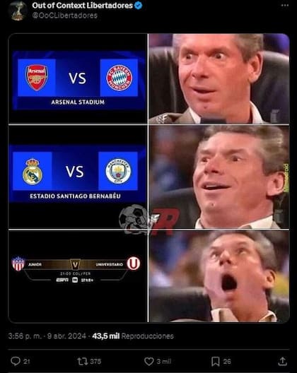 Los mejores memes de Real Madrid vs. Manchester City. Captura: X
