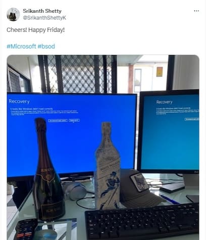 Los mejores memes del apagón informático