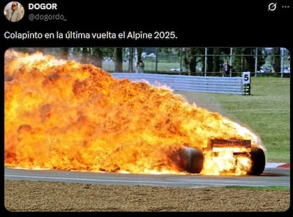 Los mejores memes del desempeño de Franco Colapinto