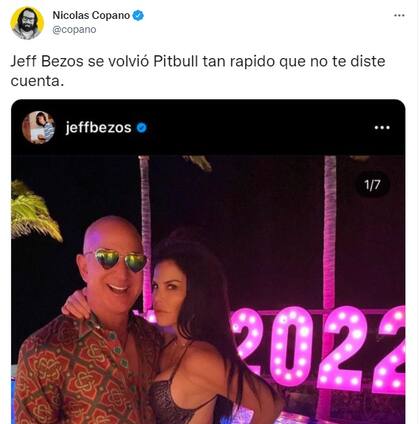 Los mejores memes del excéntrico look de Año Nuevo de Jeff Bezos