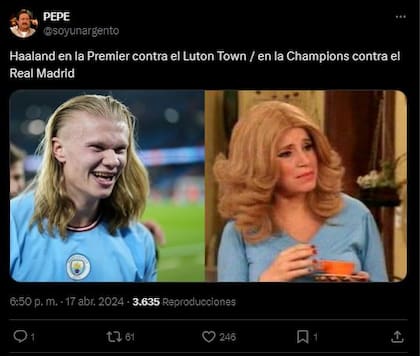 Los mejores memes del Manchester City - Real Madrid. Captura: X