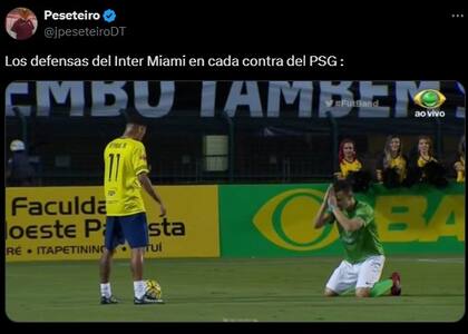 Los mejores memes del partido entre Inter Miami y PSG
