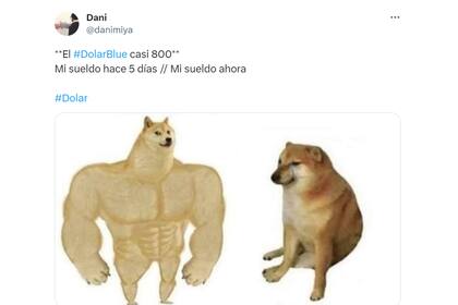 Los mejores memes por el aumento del dólar blue
