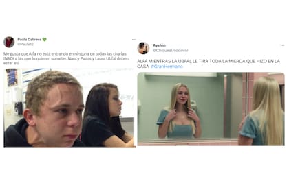 Los mejores memes por el beso de Alfa a Laura Ubfal en el debate de Gran Hermano